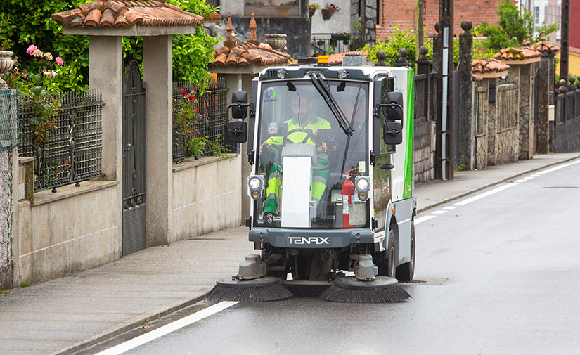 Barredoras eléctricas Tenax para una Santiago de Compostela más sostenible