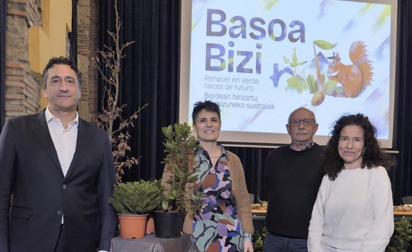 Basoa Bizi, una iniciativa ciudadana para la recuperación del bosque de Balmaseda