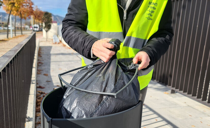 Grupo BENITO NOVATILU presenta una papelera antivandálica de máxima resistencia