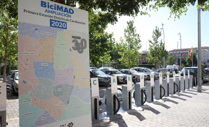 BiciMAD llega a Carabanchel