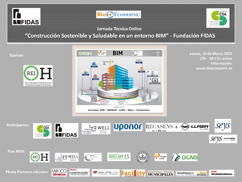 BioEconomic y FIDAS organizan un webinar acerca del Sistema BIM