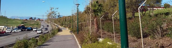 Málaga acondiciona el Paseo del Colesterol y el parque infantil de Maqueda
