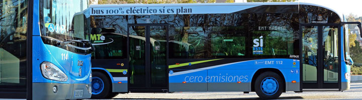 EMT incorpora sus primeros 15 autobuses estándar 100% eléctricos a la flota