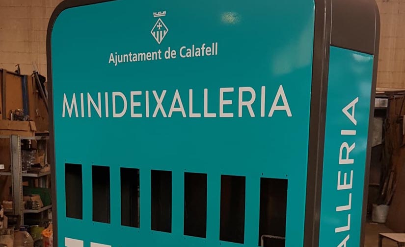 Calafell comienza a instalar minideixalleries para pequeños residuos tecnológicos y eléctricos