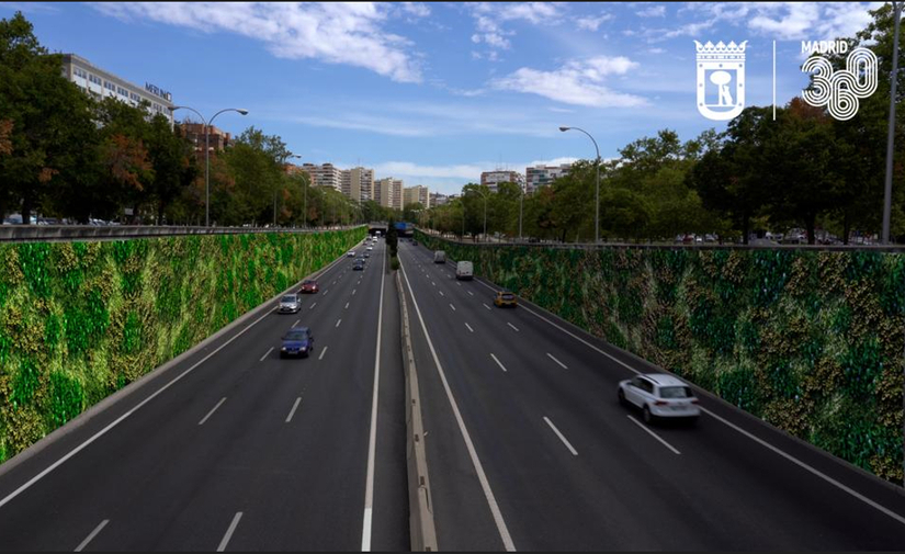 Calle 30 Natura cubrirá de verde la principal autopista madrileña