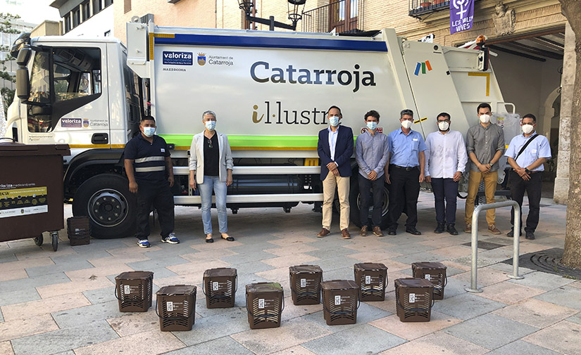 Catarroja incorpora un vehículo a gas natural para la recogida de residuos orgánicos