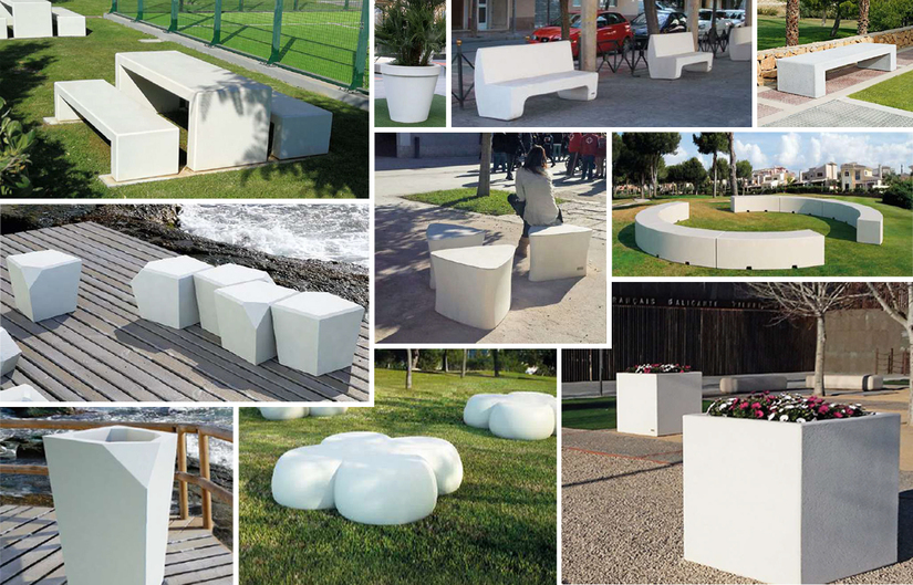CERVIC ENVIRONMENT CONCRETE: La nueva gama de mobiliario urbano de hormigón