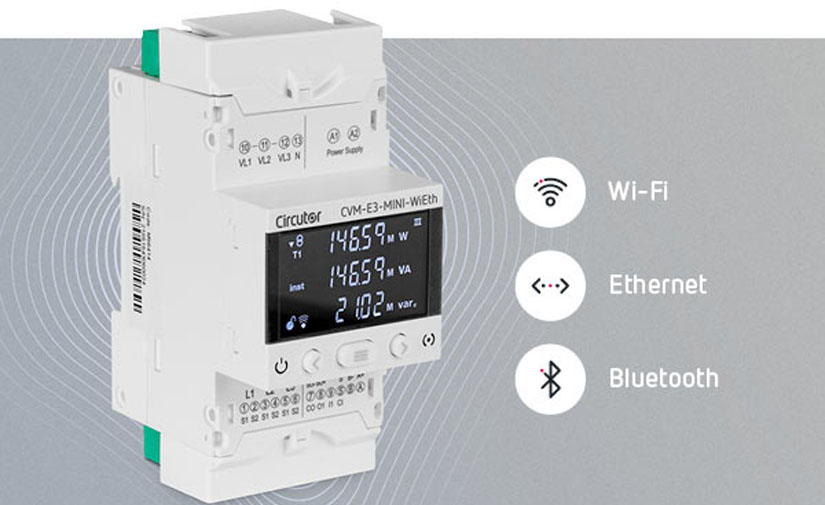 CIRCUTOR presenta el nuevo CVM-E3-MINI-WiEth