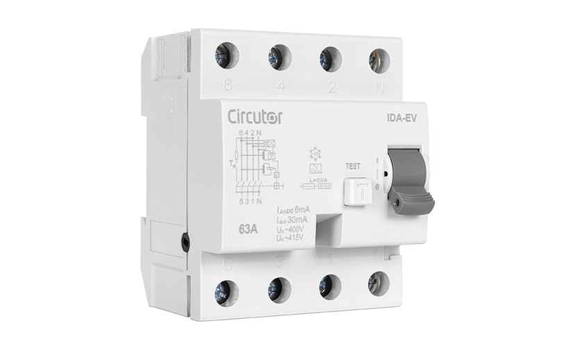 CIRCUTOR presenta su nuevo interruptor diferencial tipo A específico para cargadores de vehículos eléctricos