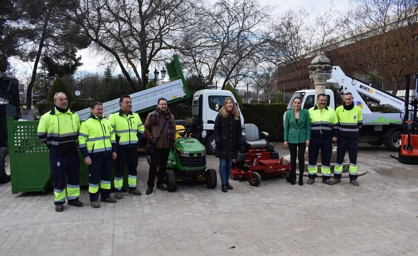 Ciudad Real realiza su mayor inversión en vehículos y maquinaria para zonas verdes