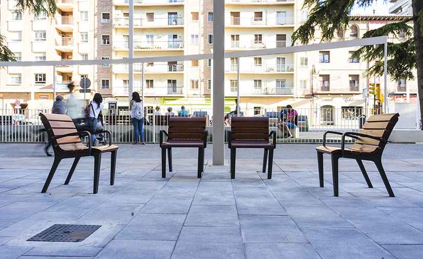 Comienzan las obras de la segunda fase de la reurbanización del Paseo Ramón y Cajal de Huesca