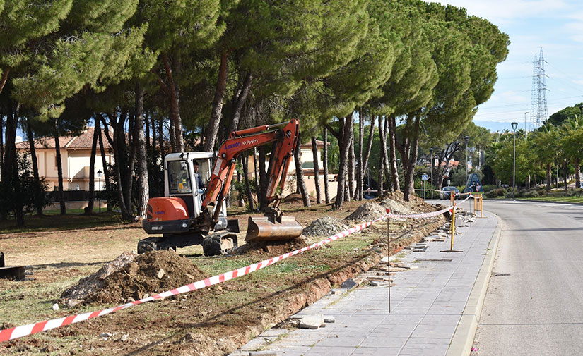 Comienzan las obras para habilitar un gran parque urbano en el pinar de Taralpe de Alhaurín de la Torre