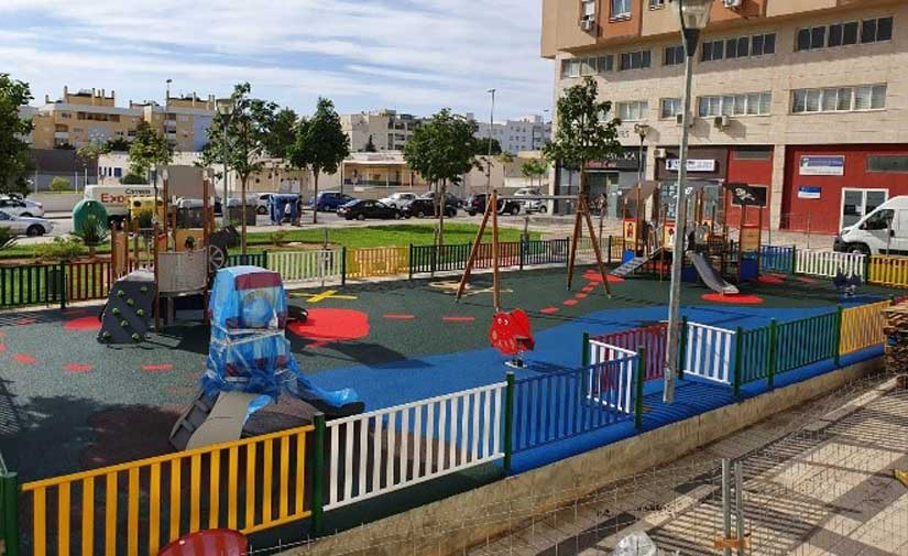 CONTENUR asume el suministro e instalación de varias áreas de juegos infantiles en la ciudad de Málaga