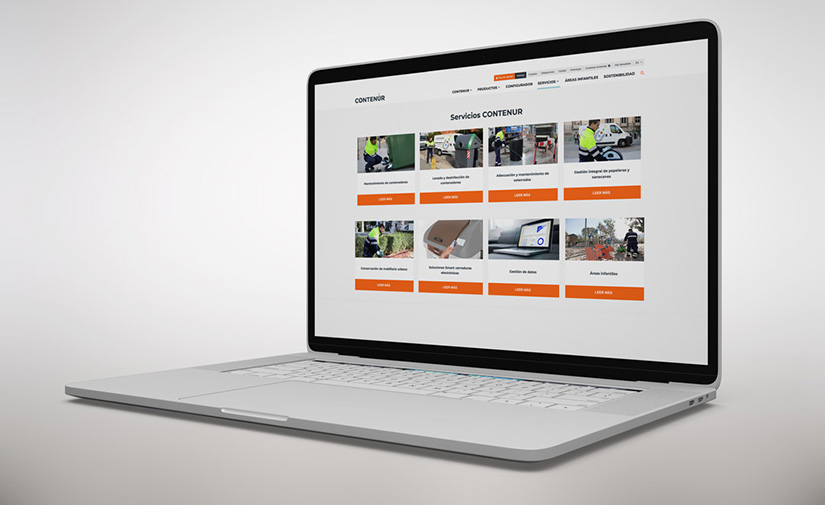 CONTENUR mejora su página web y suma dos nuevas secciones