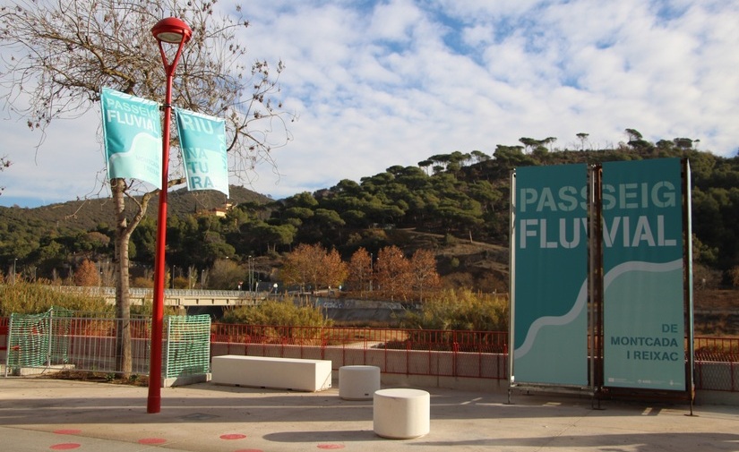 Convierten en paseo fluvial la avenida de la Ribera de Moncada en Barcelona