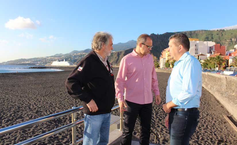 Costas da el visto bueno a la ordenación propuesta por el Ayuntamiento de Santa Cruz de La Palma para la playa