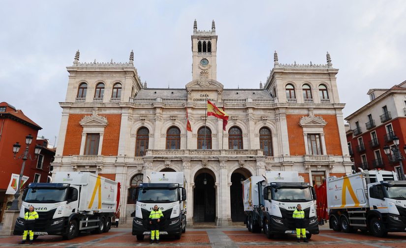 Cuatro nuevos vehículos para la recogida de residuos en Valladolid