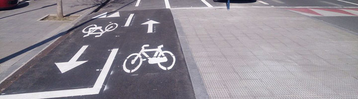 Vitoria prolonga 260 metros el carril bici en la calle Chile