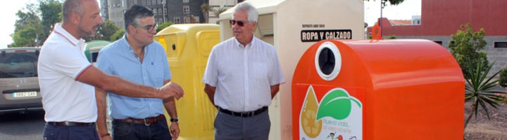 30 Nuevos contenedores para la retirada del aceite de uso doméstico en Puerto del Rosario