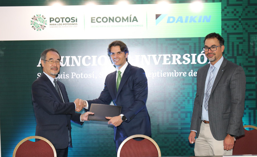 Daikin invertirá 300 millones de dólares en San Luis Potosí para su segunda planta de producción en México