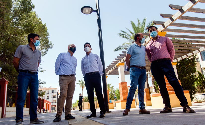 Diputación de Almería impulsa la sostenibilidad de Huércal-Overa con la renovación del alumbrado público