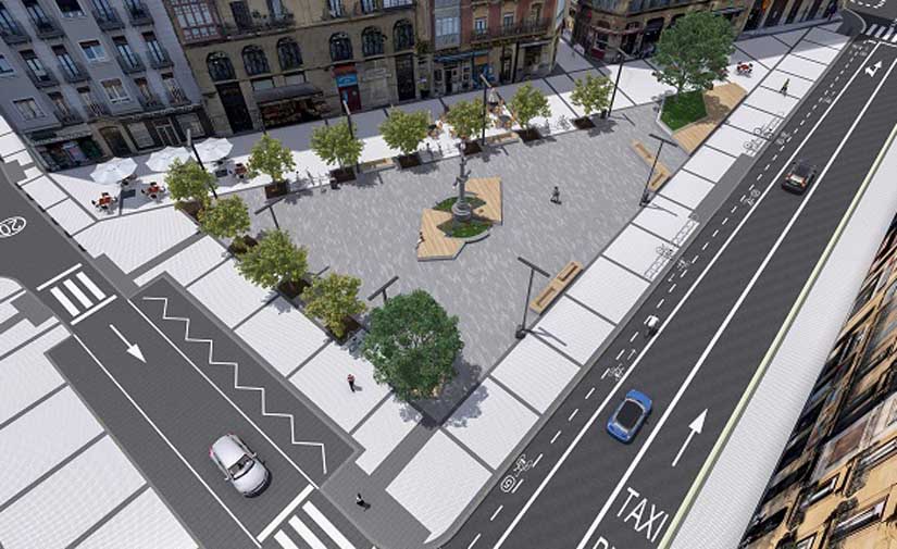 Donostia da un paso más para la urbanización de la Plaza Easo