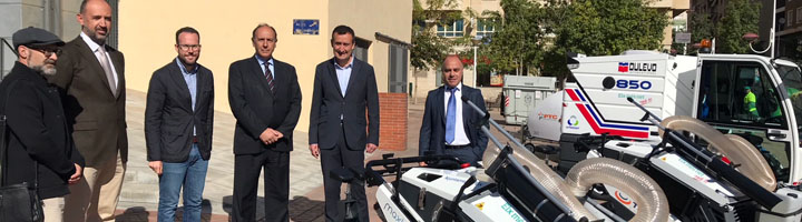Elche incorpora nueve vehículos de última generación para mejorar el servicio de limpieza viaria