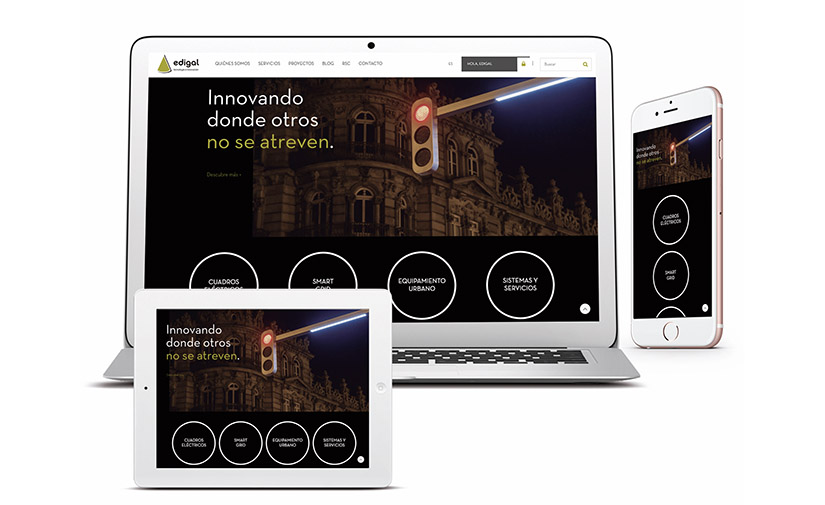 Edigal lanza su nueva web corporativa