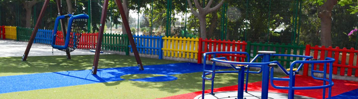 Mogán cuentan con nuevos juegos infantiles adaptados para personas con movilidad reducida