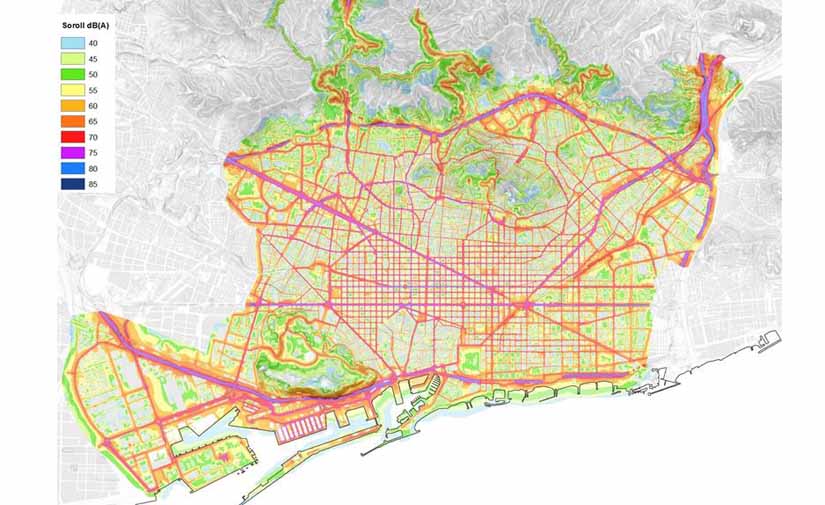 El 57% de la ciudadanía está sometida a valores de ruido superiores a los que recomienda la OMS