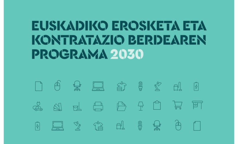 El 75 % de las compras de las administraciones en Euskadi se harán con criterios sostenibles para 2030