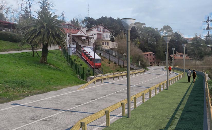 El Ayuntamiento de Bilbao inicia las obras del Paseo Mirador de Artxanda