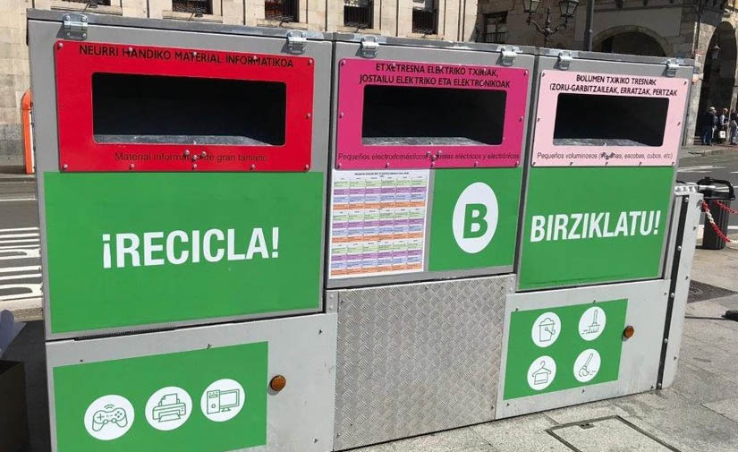 El ayuntamiento de Bilbao reactiva los servicios de reciclaje suspendidos por la alerta sanitaria
