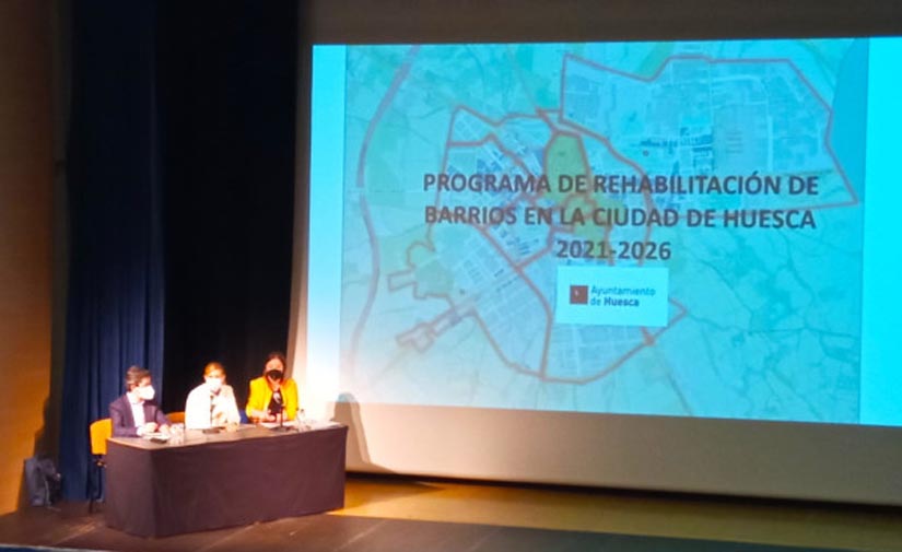 El Ayuntamiento de Huesca presenta un proyecto de regeneración urbanística para toda la ciudad