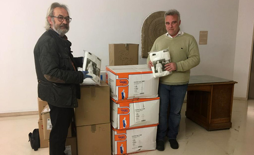 El Ayuntamiento de Logroño entrega equipos de protección individual para el personal de limpieza