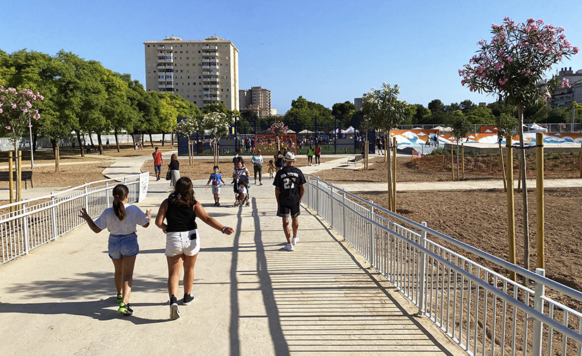 El ayuntamiento de Palma de Mallorca, de la mano de ACCIONA, inaugura el nuevo parque Guardia Civil