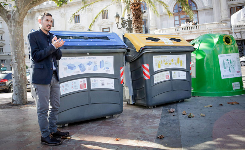 El Ayuntamiento de València pone en marcha diferentes medidas para fomentar el reciclaje selectivo