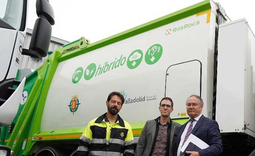 El Ayuntamiento de Valladolid incorpora nuevos camiones híbridos de recogida de residuos