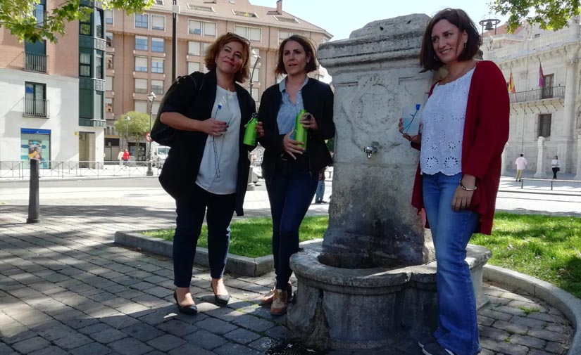 El Ayuntamiento de Valladolid presenta un mapa con las fuentes de la ciudad para promover el consumo sostenible del agua