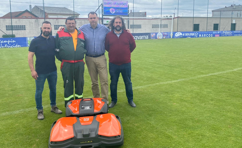 El Concello de Ordes confía en Husqvarna para gestionar el Campo de Fútbol Municipal Vista Alegre