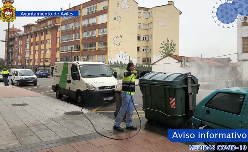 El confinamiento reduce la generación de basuras en Avilés en un 10%