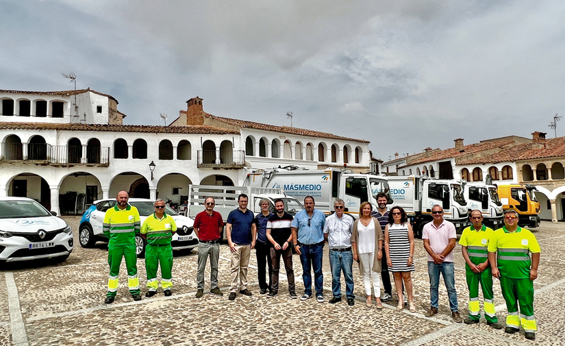 El Consorcio MásMedio adquiere cinco nuevos vehículos de recogida de residuos sólidos urbanos