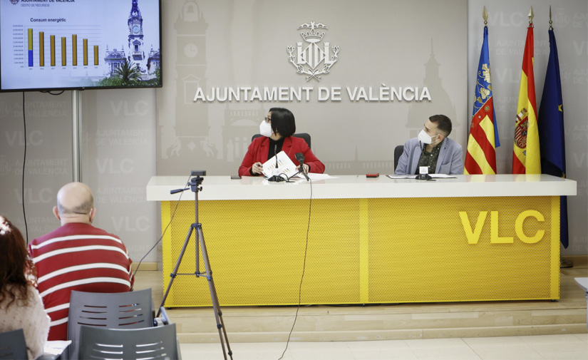 El consumo energético de la ciudad de Valencia se reduce en más de 8,5 millones de euros en seis años