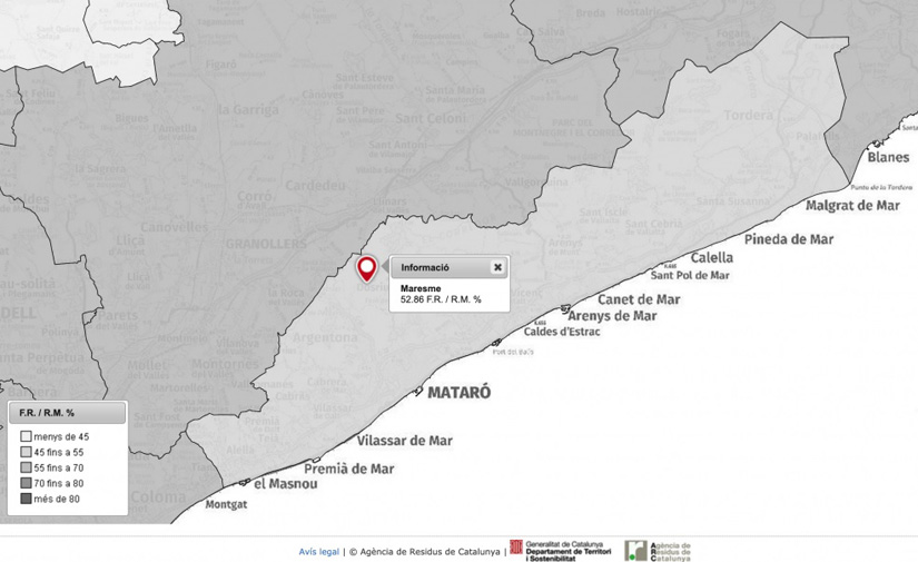 ​El Maresme incrementa en un 4,18% la recogida selectiva durante el 2019