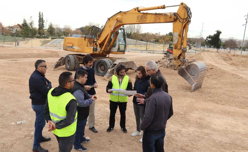 El nuevo Skatepark de San Vicente del Raspeig va tomando forma