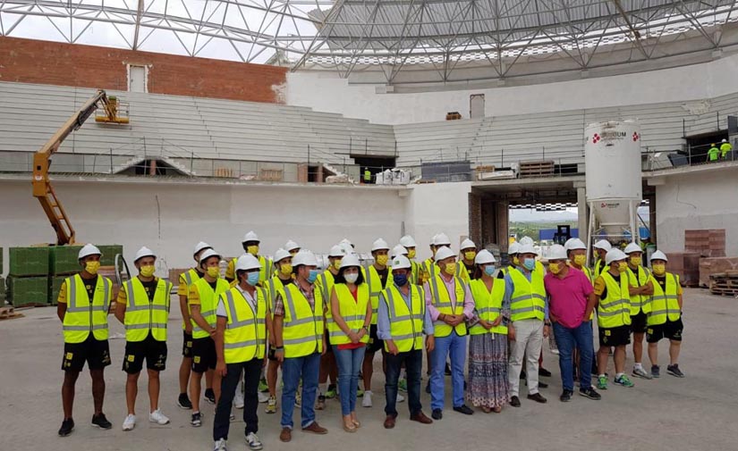 El Palacio de Deportes Olivo Arena sigue cumpliendo plazos y se podrá usar en la temporada 20-21