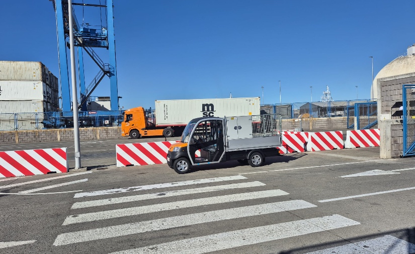 El Puerto de La Luz incorpora el vehículo eléctrico Urban de Club Car para reforzar la limpieza de su terminal de contenedores
