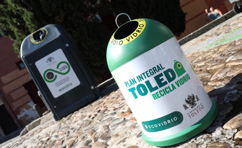 El reciclaje de vidrio en el Casco Histórico de Toledo se multiplica por más de dos gracias al plan municipal