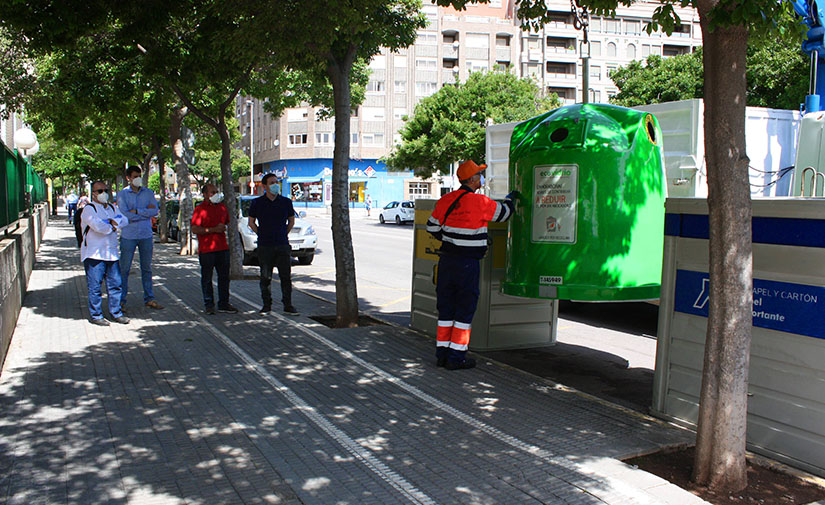 El reciclaje en Castellón consolida la tendencia ascendente al crecer un 14% en 2020