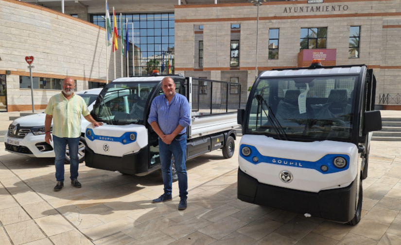 El servicio de limpieza de Salobreña incorpora tres vehículos eléctricos en su flota